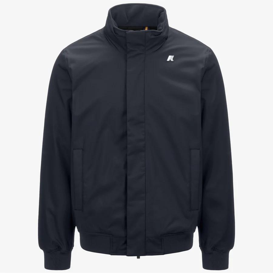 K-Way Uomo Amaury Twill Marmotta in blue D-BLUE A