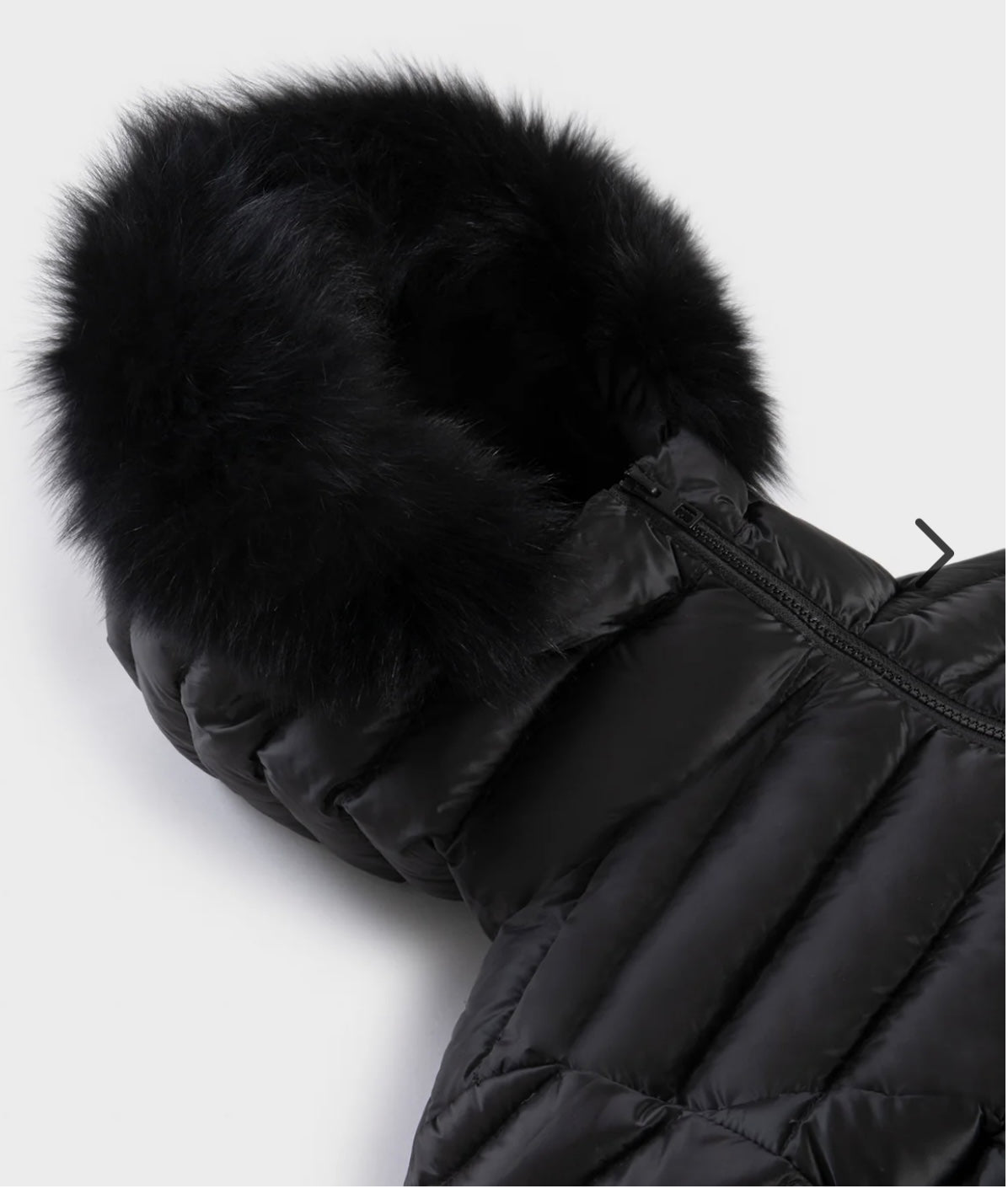 LONG MEAD FUR JACKET nero