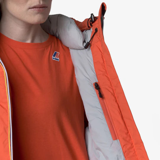 Giubbino Donna K-Way Levrai 4.0 Albine Heavy Warm Orange
