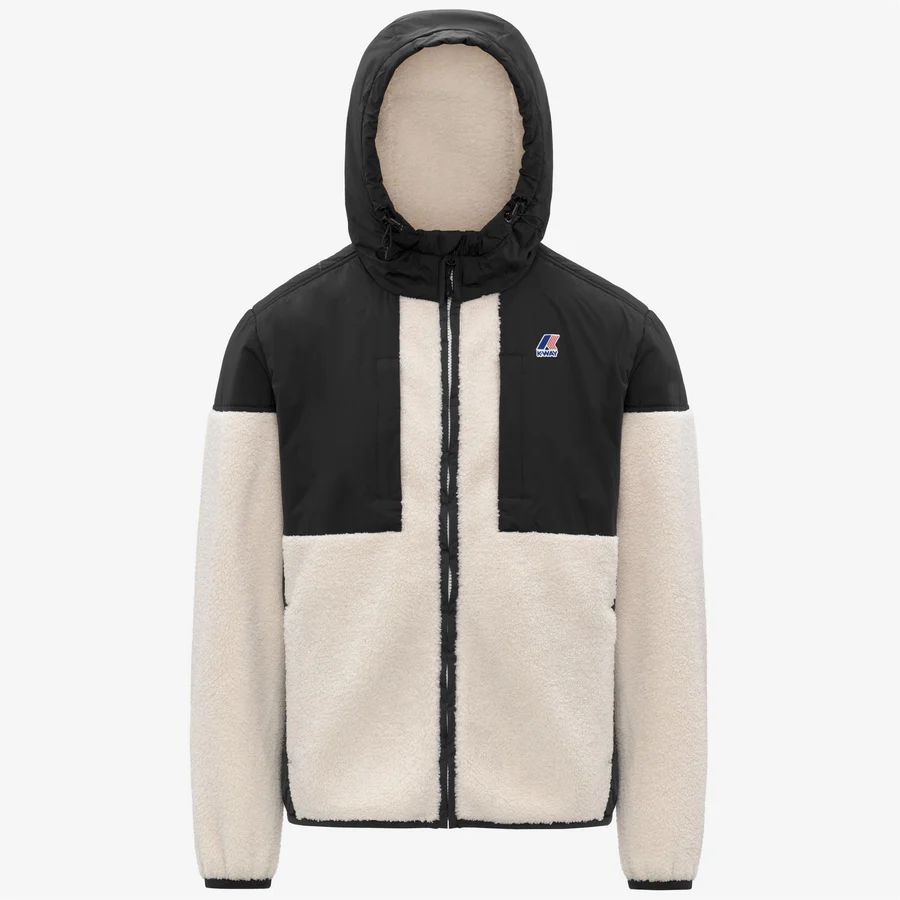 K-Way Samson 4.0 Orsetto in black pure e ecru