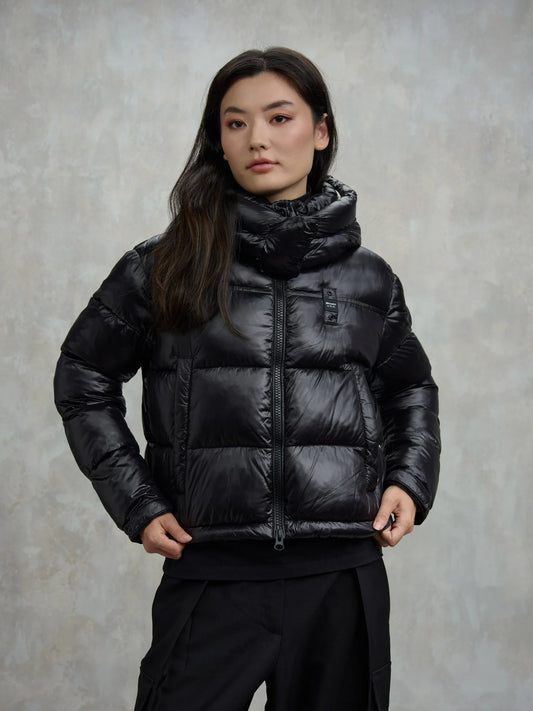 Blauer Donna giubbotto micro rip Gloria nero