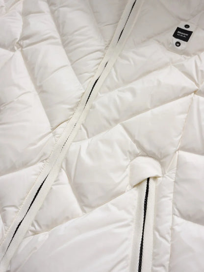 Blauer Donna piumino a linee geometriche Alicia bianco