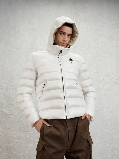 Blauer Uomo Giubbino Adams Bianco