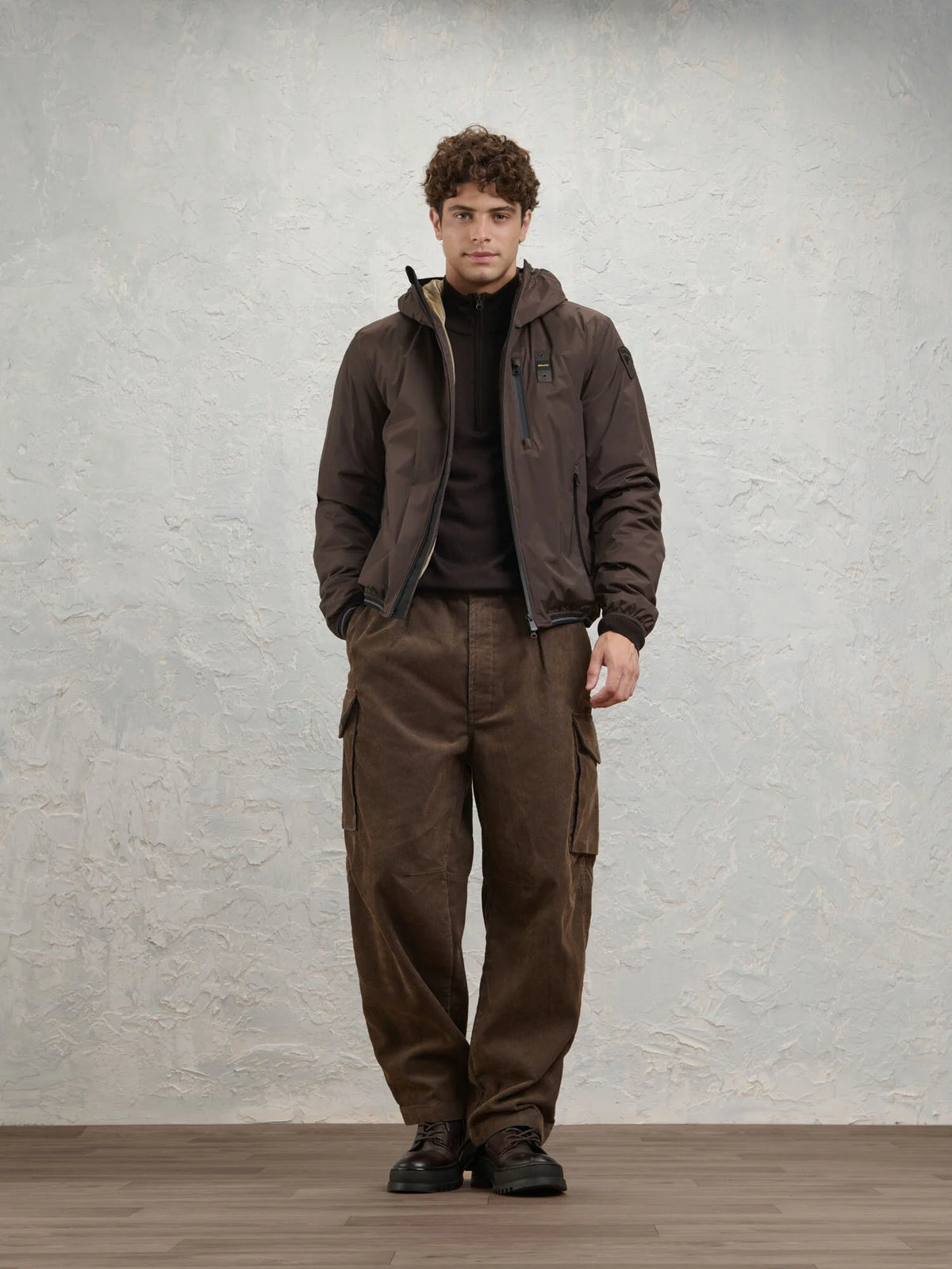 Blauer Uomo Giubbino Devon Marrone