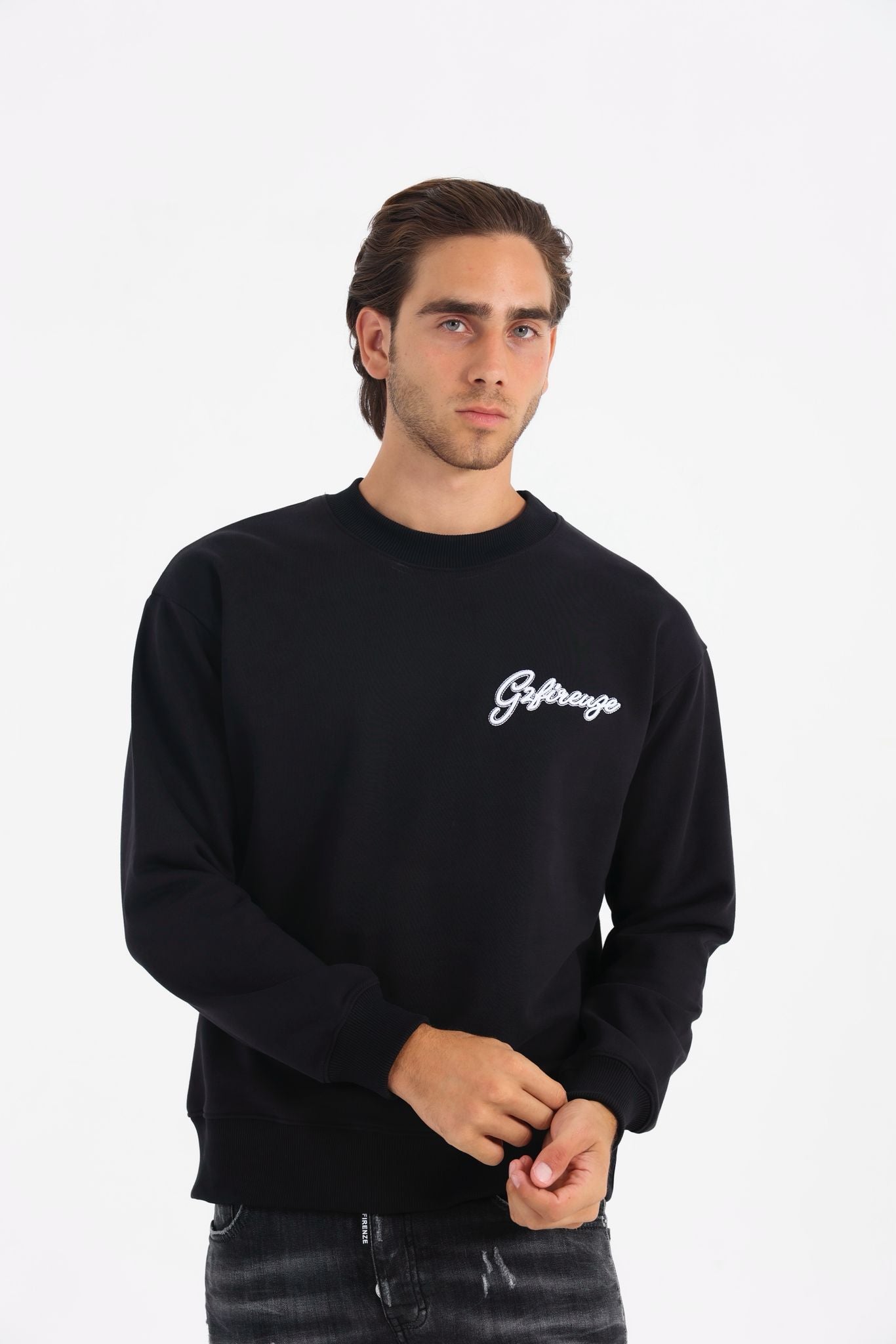 Felpa G2Firenze Uomo 3d Ricamo