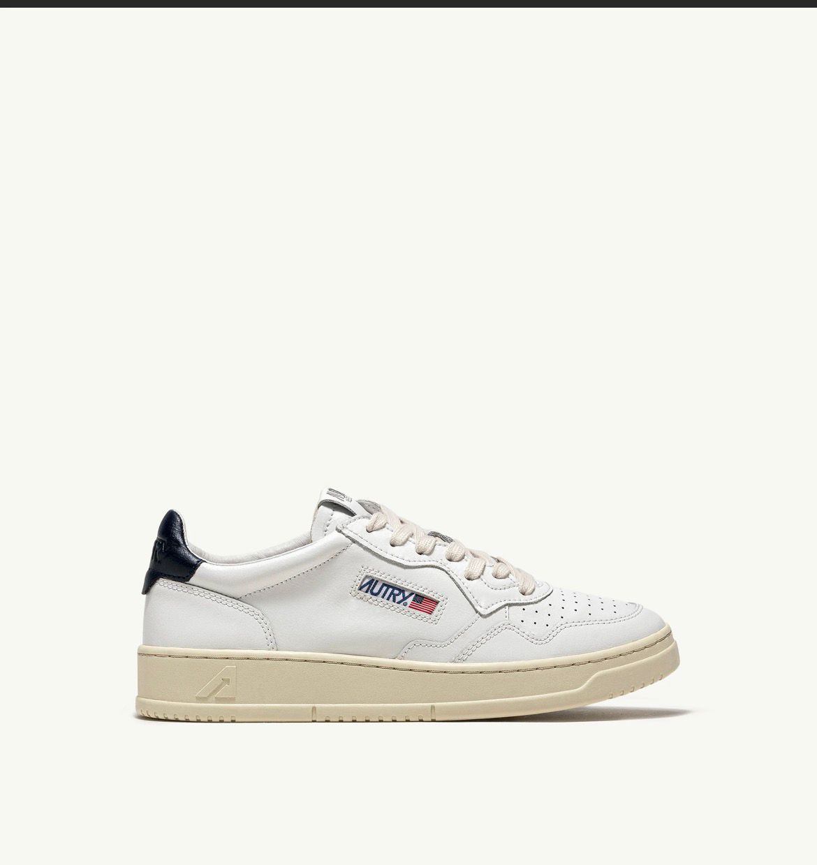 Autry Donna – Sneakers Medalist Low in pelle bianca e “Space” AULW-LL12