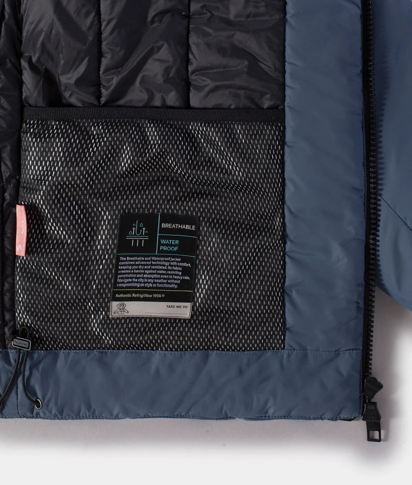 Giubbino Uomo Refrigiwear Naos Jacket Blue Mirage