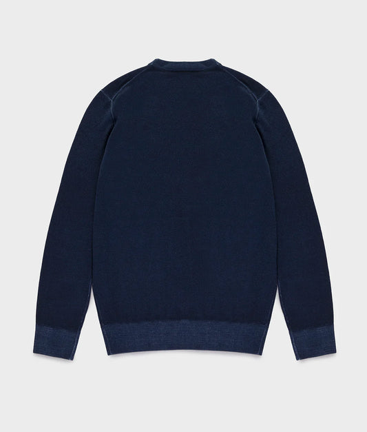 Maglione Uomo Refrigiwear Bennet Wash Pullover Dark Blue