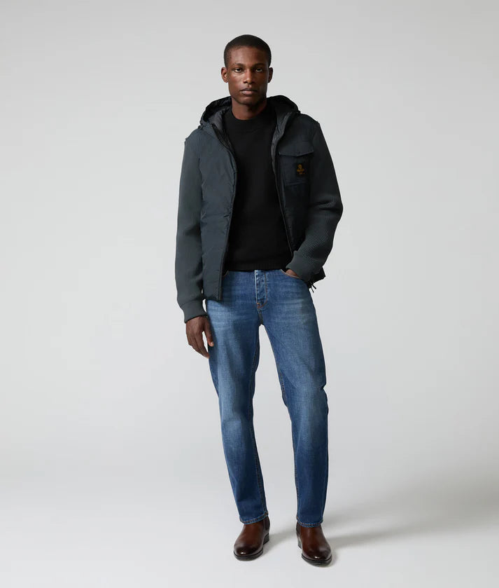 Giubbino Refrigiwear Hybrid Hood Hunter Blu