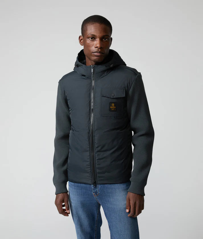 Giubbino Refrigiwear Hybrid Hood Hunter Blu