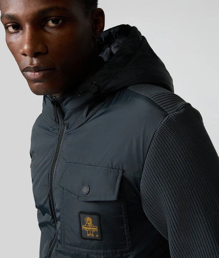 Giubbino Refrigiwear Hybrid Hood Hunter Blu