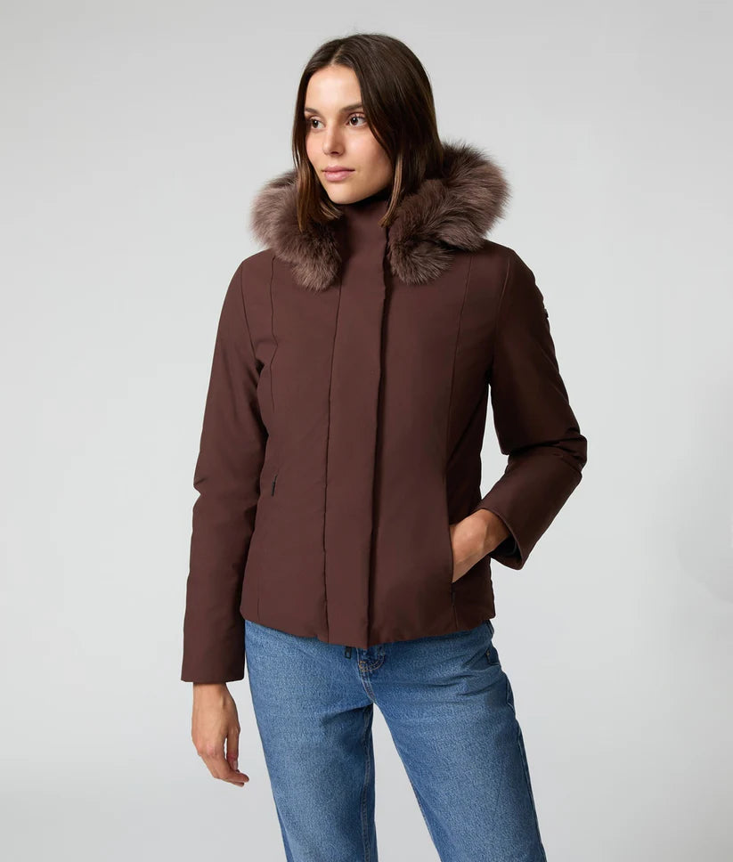 Giubbino Refrigiwear Donna Short Lady Tech Jacket Cofee