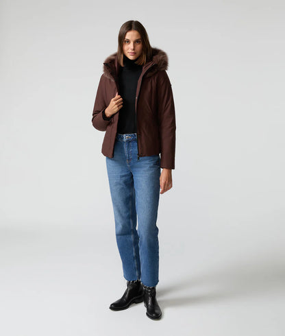 Giubbino Refrigiwear Donna Short Lady Tech Jacket Cofee