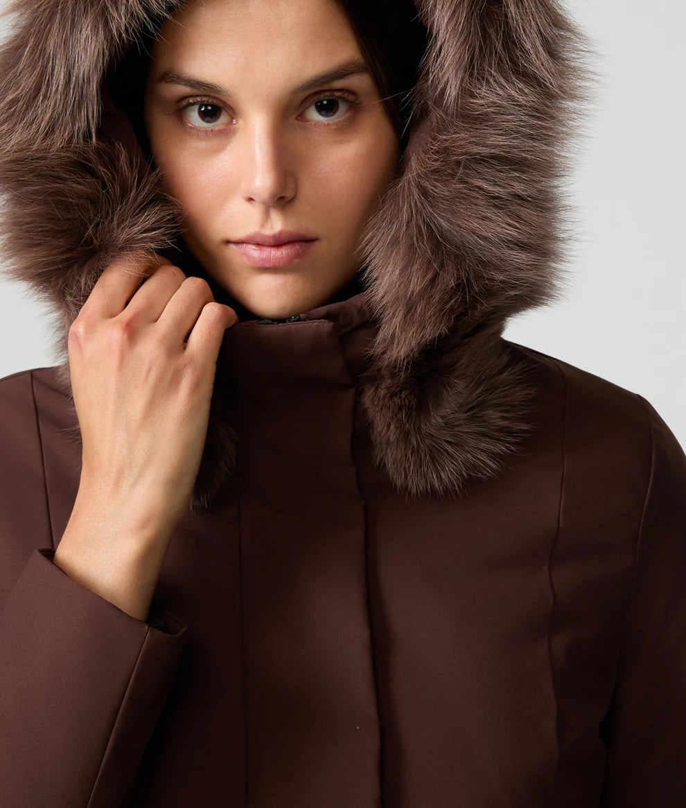 Giubbino Refrigiwear Donna Short Lady Tech Jacket Cofee