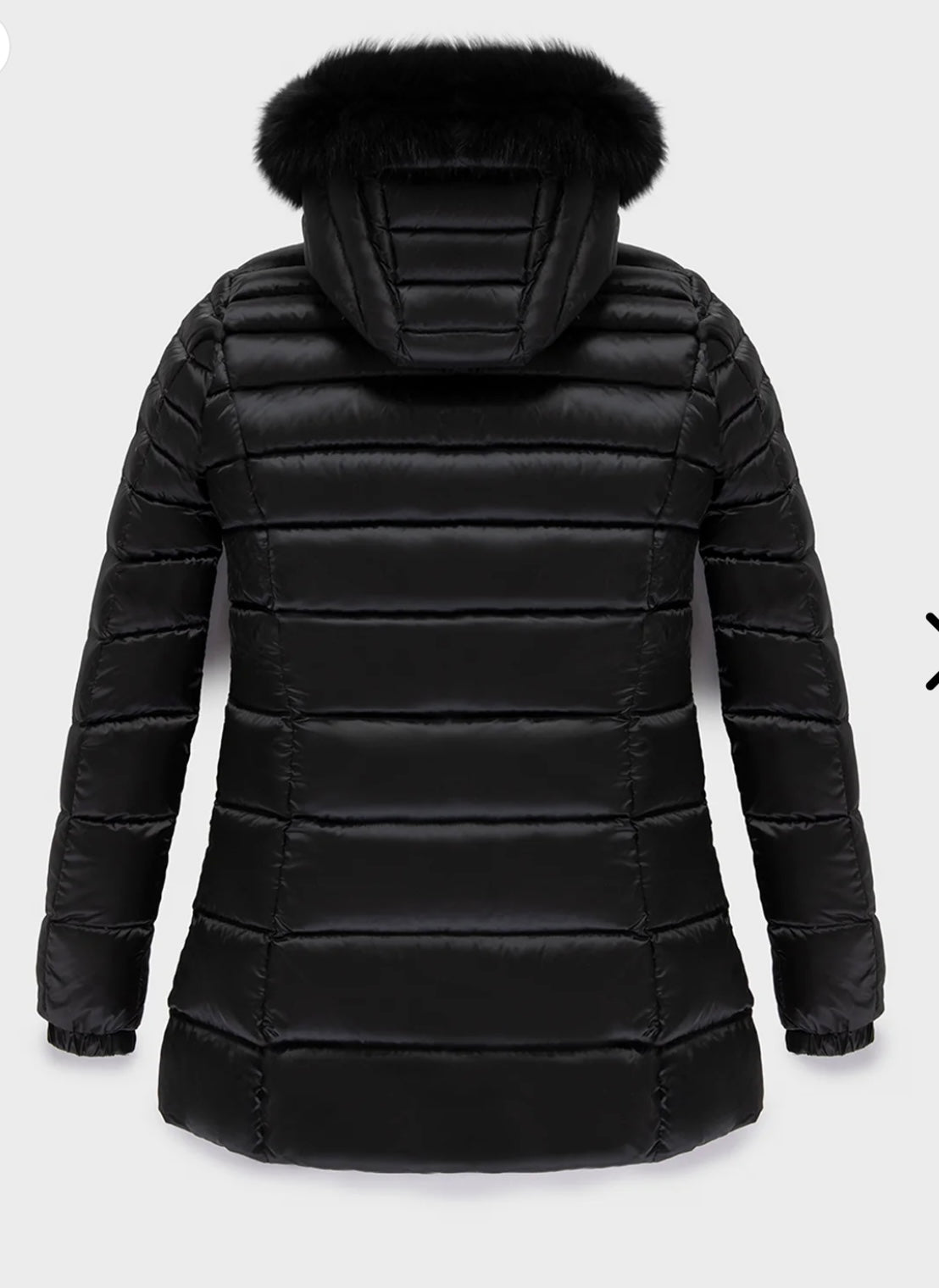 LONG MEAD FUR JACKET nero