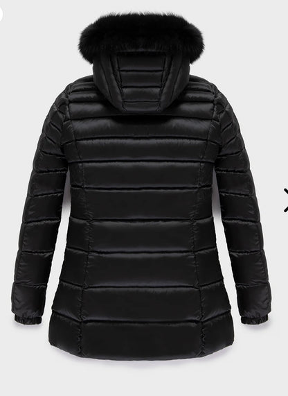 LONG MEAD FUR JACKET nero