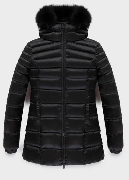 LONG MEAD FUR JACKET nero