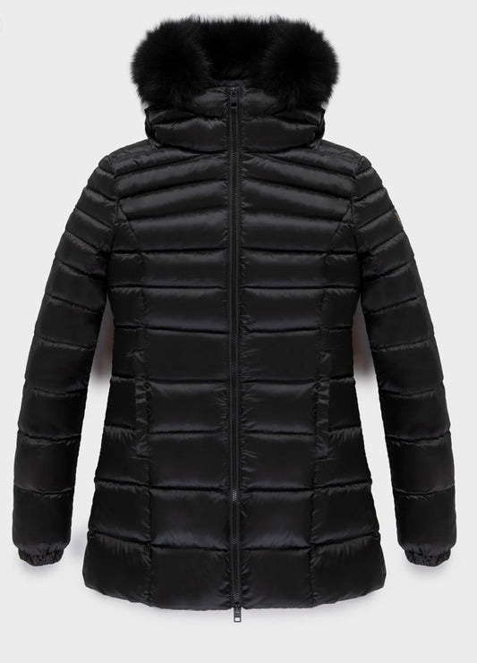 LONG MEAD FUR JACKET nero