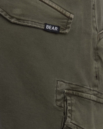 Pantalone Cargo Uomo Bear Verde