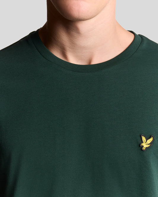 Plain T-Shirt Lyle&Scott Dark Green