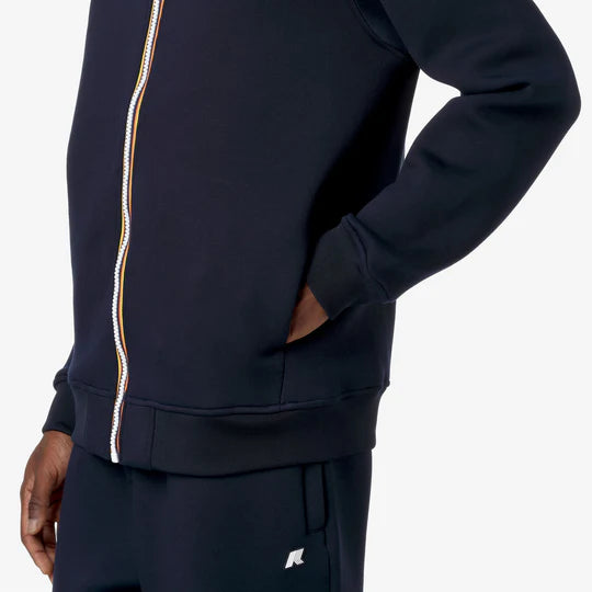 Felpa Uomo Tecnica  k-way Rainer Spacer Blue