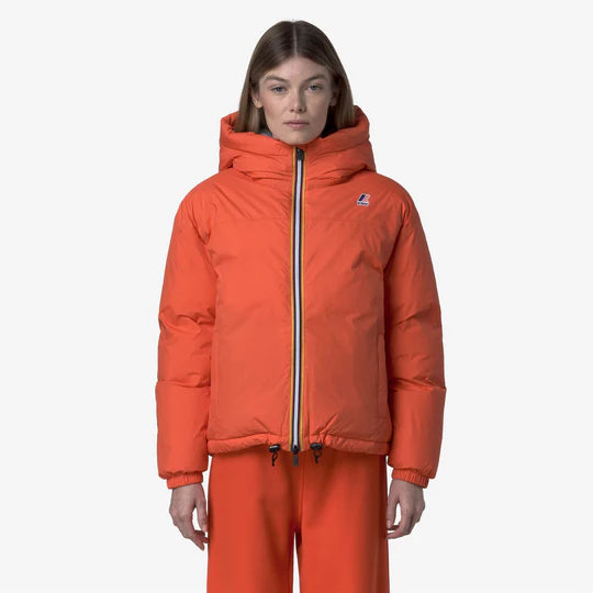 Giubbino Donna K-Way Levrai 4.0 Albine Heavy Warm Orange