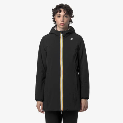 K-Way Donna Denise ST Warm Reversible Black Pure-Beige Cashmere