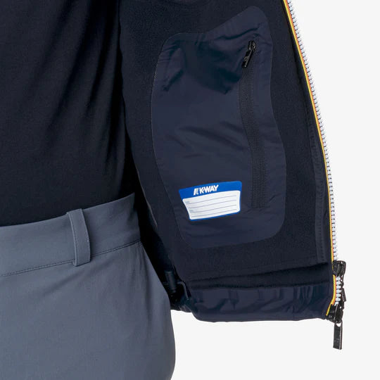 K-Way Uomo Jacko bonded blue depth-blue depth