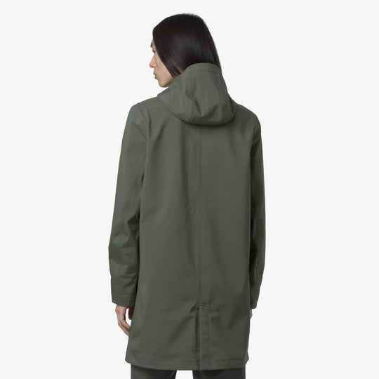 K-Way Uomo Thomas Bonded Green Blackish-Blue Depht