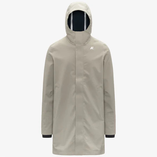 K-Way Uomo Thomas Bonded Beige Cashmere-Blu Depht