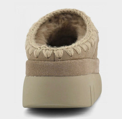 Mou Bounce Welt Clog Seude Cam Beige