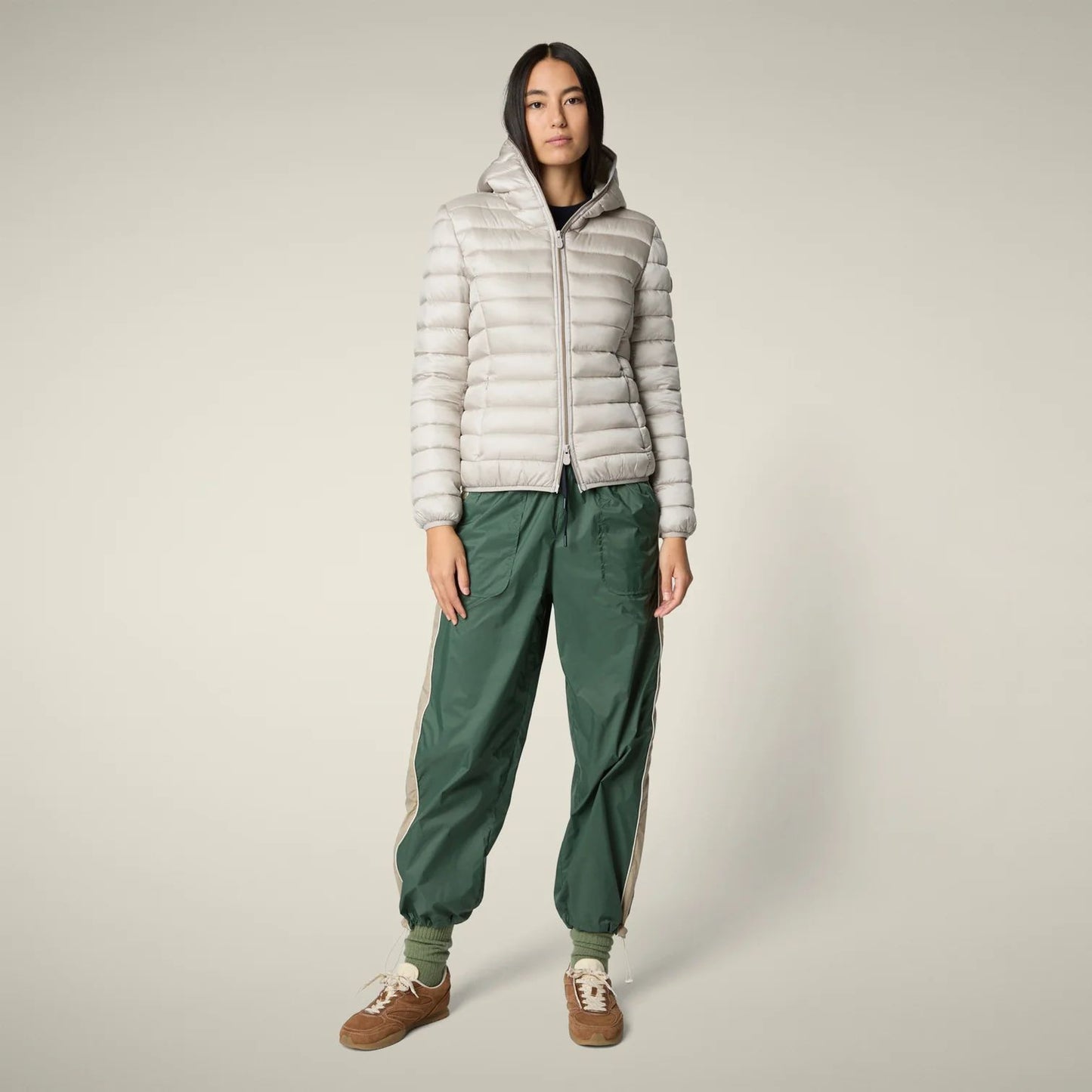 Piumino Donna Alexis Animal Free Beige Chiaro