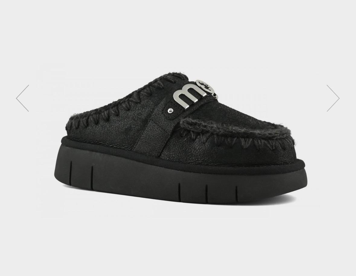 Mou Bounche ClogSpecial Leather nero