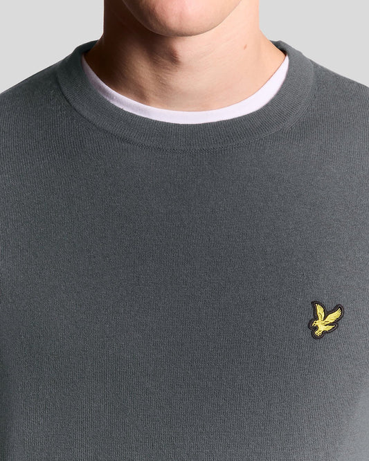 Pullover Lyle&Scott Cotton Merino Canna Di Fucile