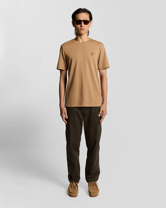 Plain T-Shirt Lyle&Scott Camel